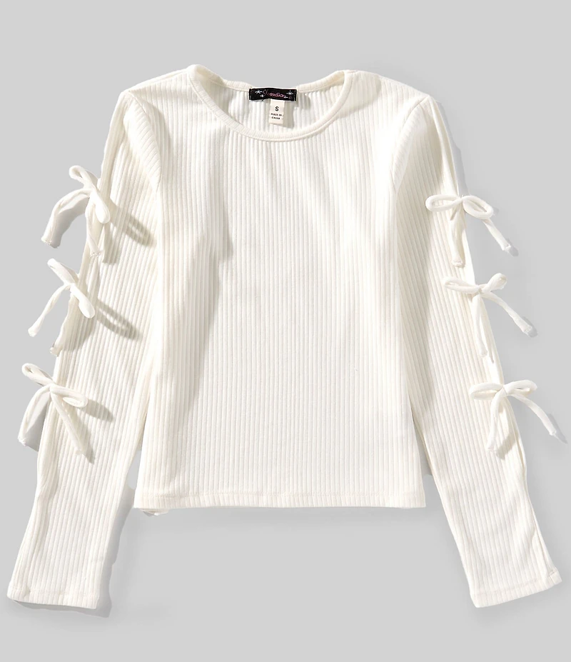 Xtraordinary Big Girls Bow Long Sleeve Top