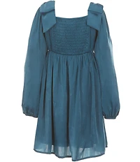 Xtraordinary Big Girls Long Sleeve Empire Waist Dress