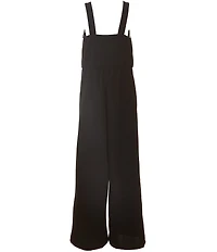 Xtraordinary Big Girls Pearl Trim Sleeveless Jumpsuit