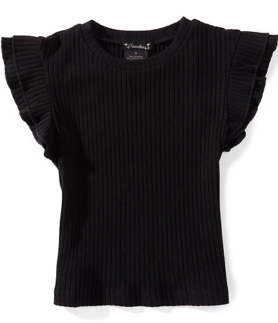 Xtraordinary Big Girls Ruffle-Sleeve Knit Top