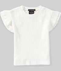 Xtraordinary Big Girls Ruffle-Sleeve Knit Top
