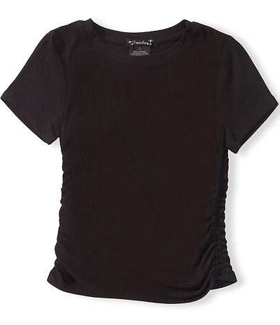 Xtraordinary Big Girls Short Sleeve Cinched T-Shirt