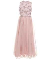 Xtraordinary Big Girls Sleeveless Ombre High Low Dress