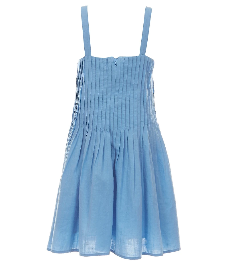 Xtraordinary Big Girls Sleeveless Pleated Drop-Waist Dress