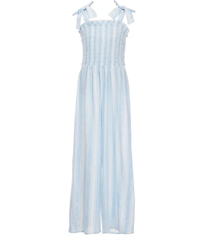 Xtraordinary Big Girls Sleeveless Striped Jumpsuit