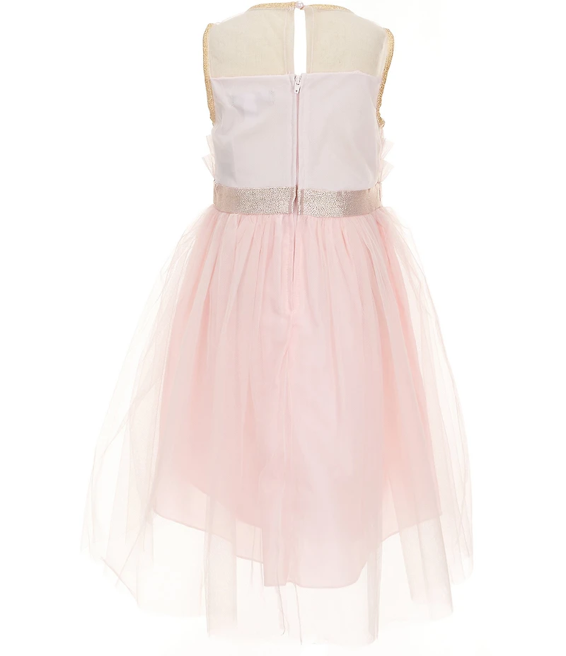 Xtraordinary Little Girls Sleeveless Ruffled Fit-And-Flare Dress