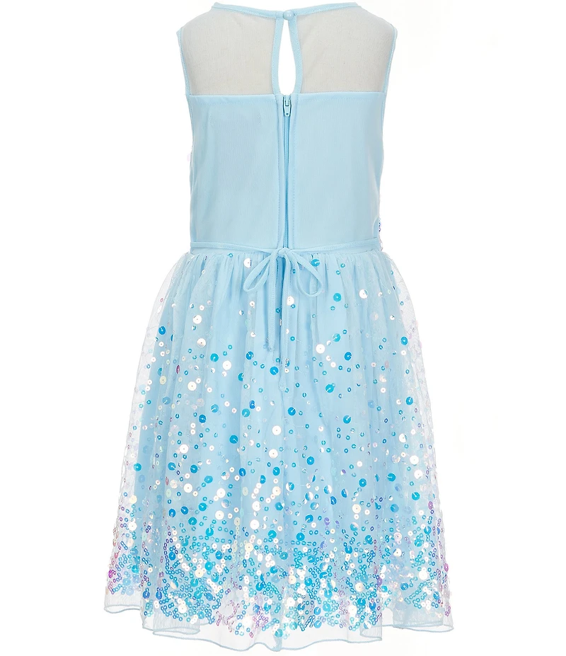 Xtraordinary Little Girls Sleeveless Sequin-Embellished Fit-And-Flare Dress