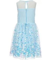 Xtraordinary Little Girls Sleeveless Sequin-Embellished Fit-And-Flare Dress