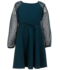 Xtraordinary Little Girls Studded-Sleeve A-Line Dress