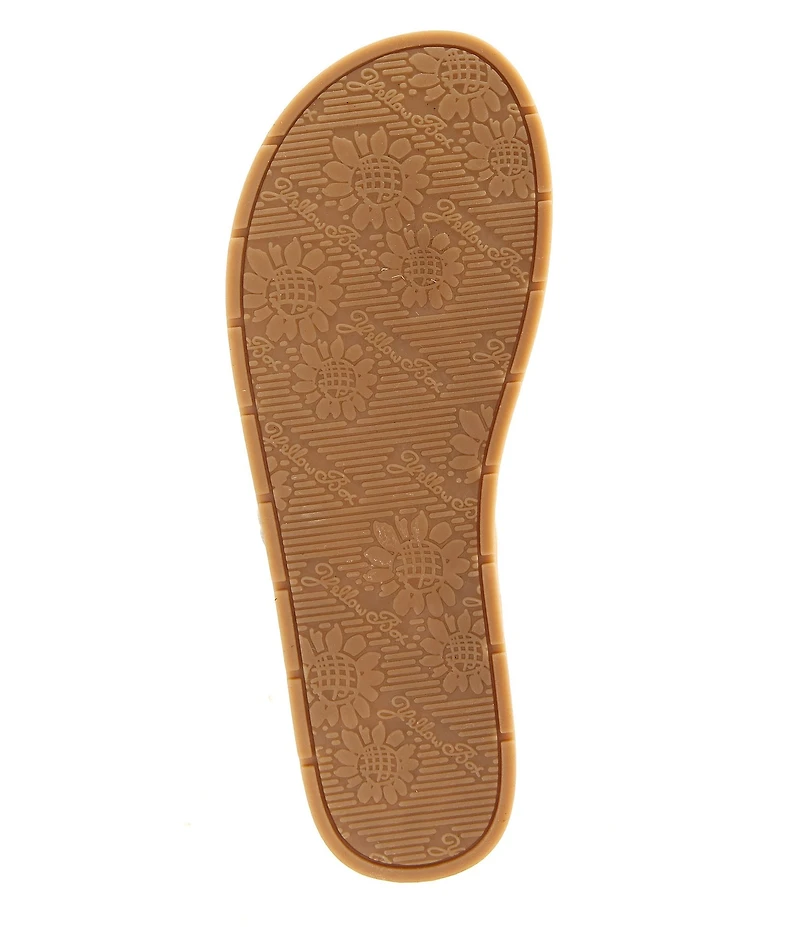 Yellow Box Fawn Double Strap Flip Flop Sandals