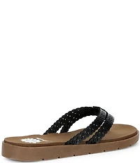 Yellow Box Fawn Double Strap Flip Flop Sandals