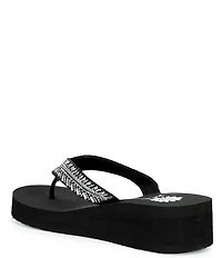 Yellow Box Lessie Embellished Flip Flop Sandals