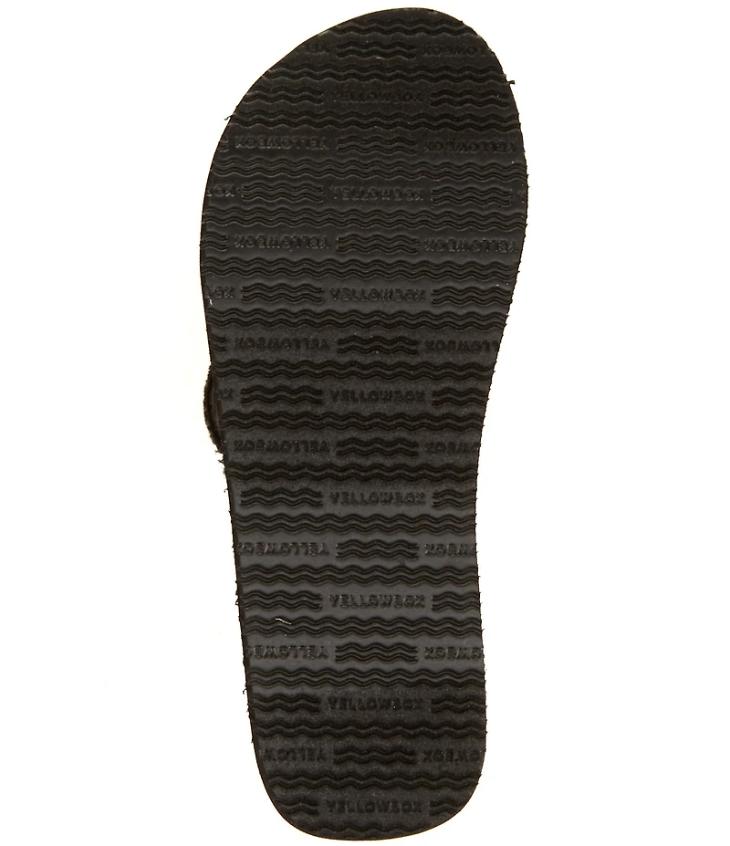 Yellow Box Lessie Embellished Flip Flop Sandals