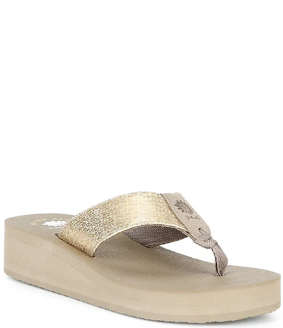 Yellow Box Leyla Embellished Flip Flop Sandals