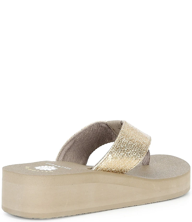 Yellow Box Leyla Embellished Flip Flop Sandals