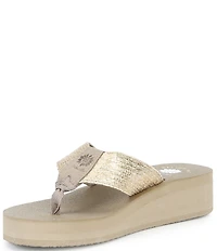 Yellow Box Leyla Embellished Flip Flop Sandals