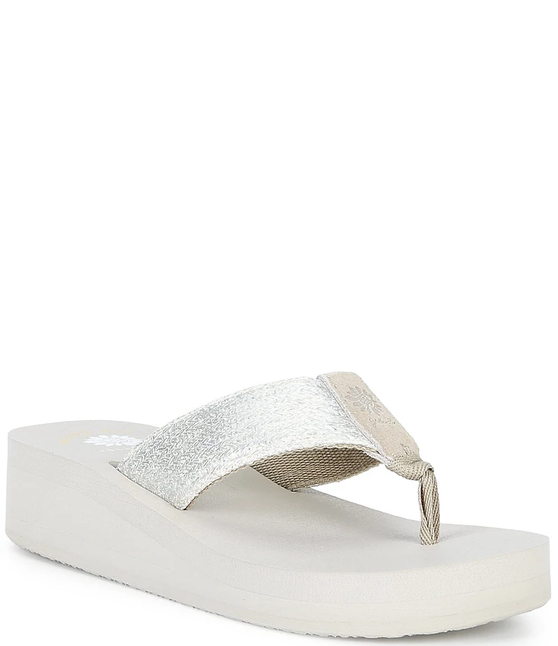 Yellow Box Leyla Embellished Flip Flop Sandals
