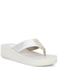 Yellow Box Leyla Embellished Flip Flop Sandals