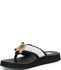 Yellow Box Nara Embellished Flip Flop Sandals