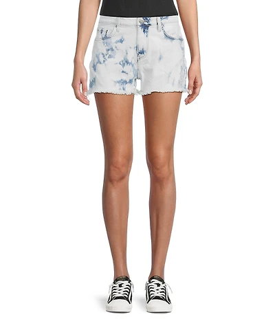 YMI Jeanswear 5-Pocket Frayed Hem Denim Shorts