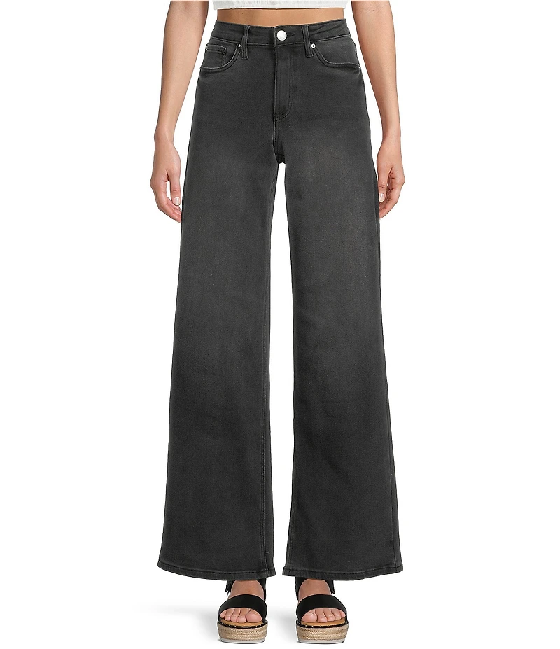YMI Jeanswear Bella High Rise Wide Leg Denim Jeans