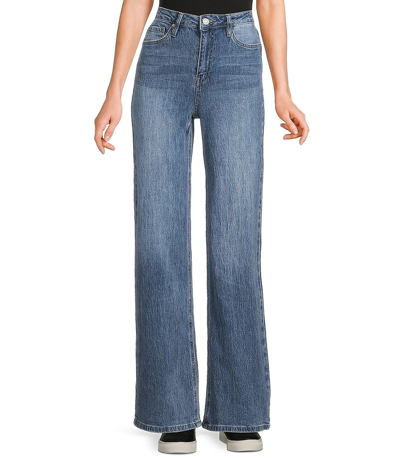 YMI Jeanswear Bella High Rise Wide Leg Jeans