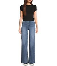 YMI Jeanswear Bella High Rise Wide Leg Jeans