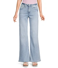 YMI Jeanswear Bella High Rise Wide Leg Denim Jeans