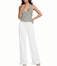 YMI Jeanswear Bella High Rise Wide Leg Denim Jeans