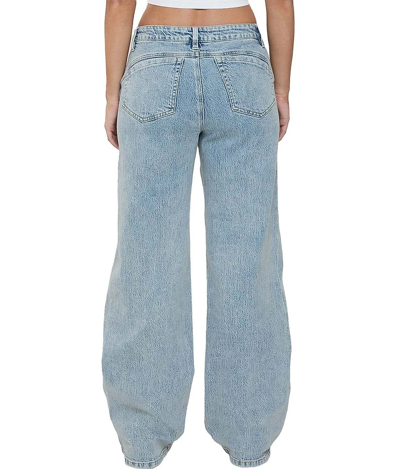 YMI Jeanswear Bella Seam Detail Wide Leg Jeans