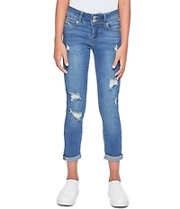 YMI Jeanswear Big Girls 7-14 WannaBettaFit Double-Cuffed Skinny Jeans