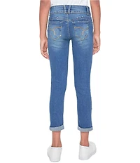 YMI Jeanswear Big Girls 7-14 WannaBettaFit Double-Cuffed Skinny Jeans