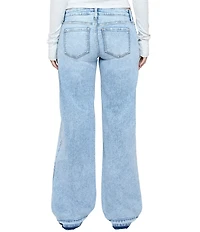 YMI Jeanswear Britney Release Hem Wide Leg Jeans