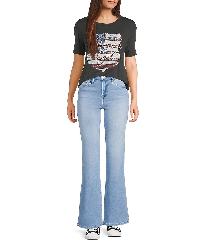 YMI Jeanswear Clean Hem Denim Flare Jeans