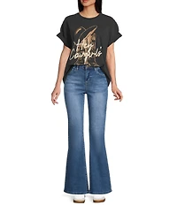 YMI Jeanswear Clean Hem Denim Flare Jeans