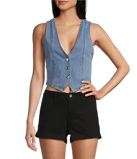 YMI Jeanswear Cropped Vest