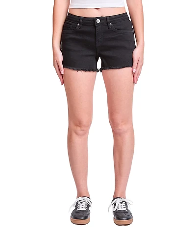 YMI Jeanswear Frayed Hem Denim Shorts