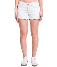 YMI Jeanswear Frayed Hem Denim Shorts
