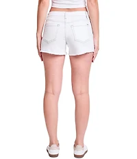 YMI Jeanswear Frayed Hem Denim Shorts