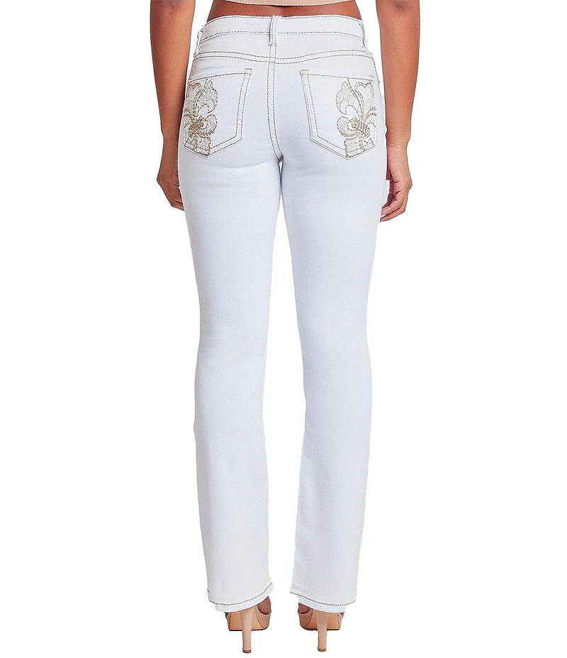 YMI Jeanswear Heavy Stitch Mid Rise Bootcut Jeans