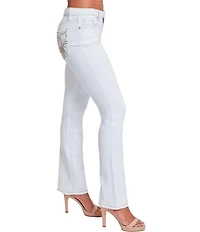 YMI Jeanswear Heavy Stitch Mid Rise Bootcut Jeans