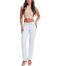 YMI Jeanswear Heavy Stitch Mid Rise Bootcut Jeans