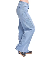 YMI Jeanswear High Rise Seam Front Jeans