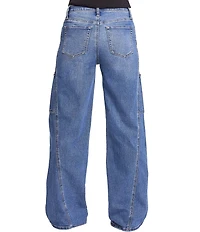 YMI Jeanswear High Rise Seam Front Jeans