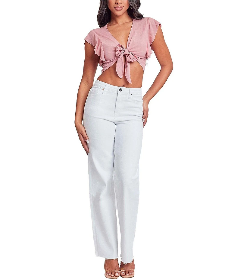 YMI Jeanswear High Rise Straight Leg Jeans