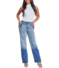 YMI Jeanswear High Rise Straight Leg Jeans