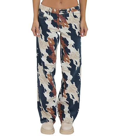 YMI Jeanswear Low Loose Dallas Print Pants