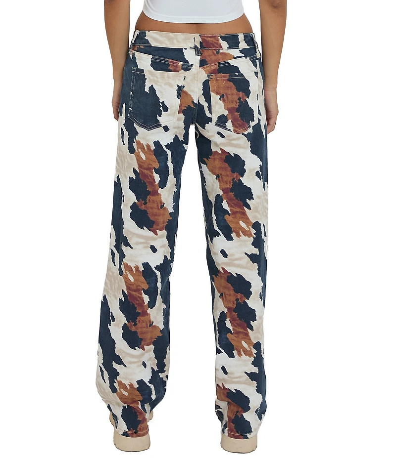 YMI Jeanswear Low Loose Dallas Print Pants