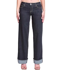 YMI Jeanswear Low Loose Wide Leg Jeans