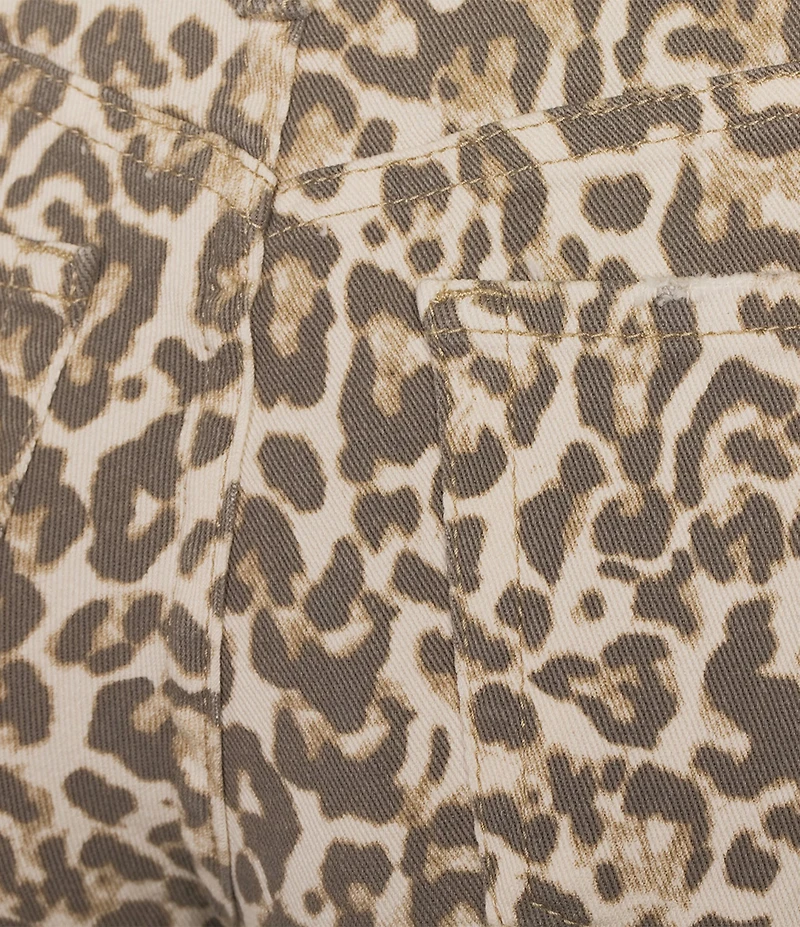 YMI Jeanswear Low Rise Loose Animal Print Pants